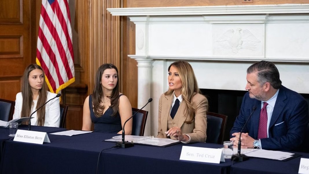 "Melania Trump Supports 'Take It Down Act' to Combat AI Deepfakes and Revenge Porn"